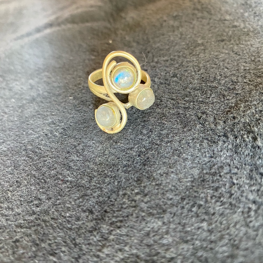 Labradorite ring